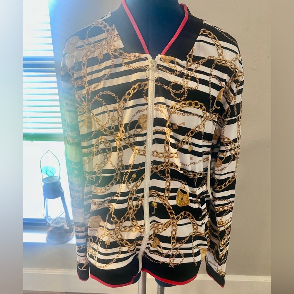 Massey’s Chain&Lock design Zip-up size XL